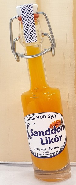 Sanddorn Likör - Bountyflasche