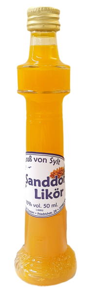 Sanddornlikör - Leuchtturmflasche